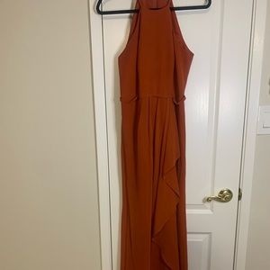 David's bridal bridesmaid dress in 'Sienna'. Altered size 6.